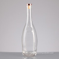 whisky gin glass bottle with decoration